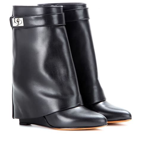 givenchy tria leather boots|givenchy golden boots.